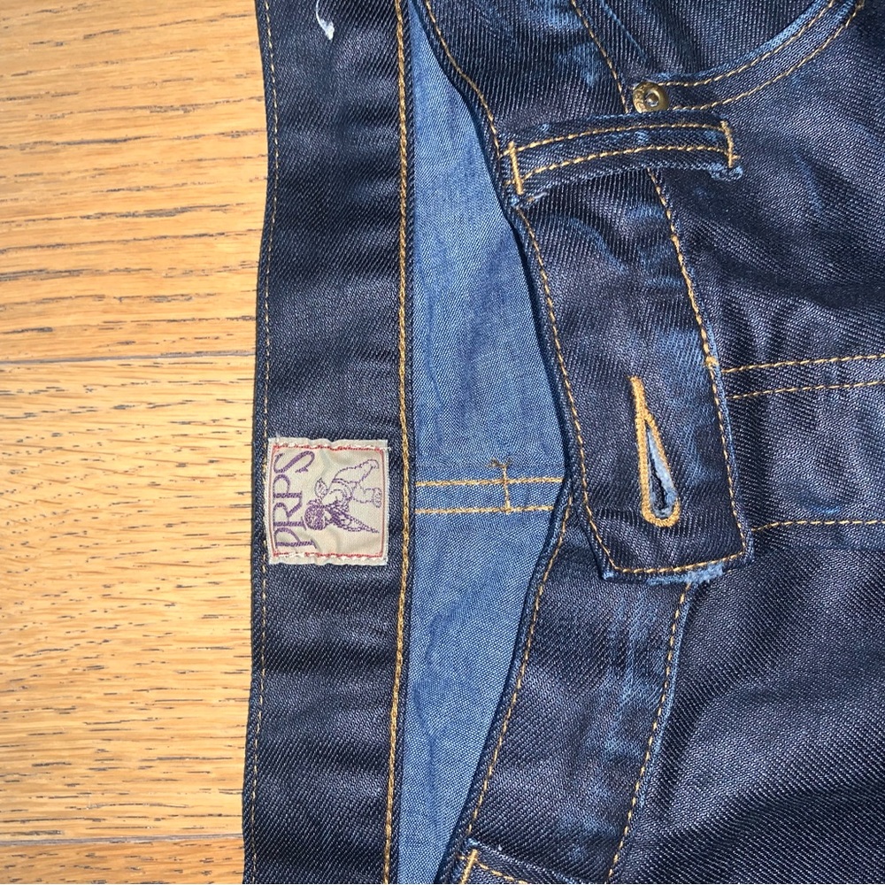 Denim blue jeans